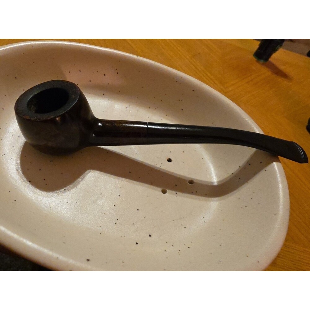 Vintage Estate Pipe - Nobby Briarwood Prince Shape Made In Zechoslovakia
